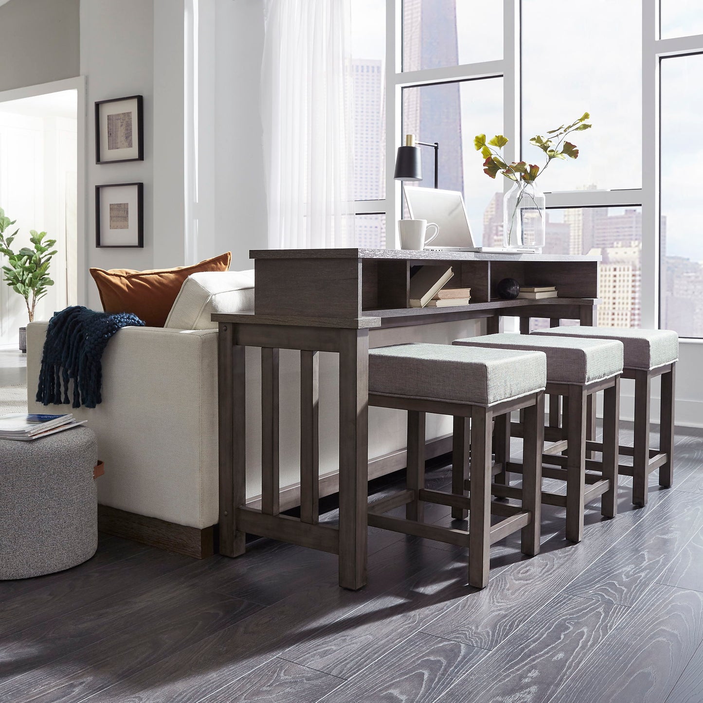 Tanners Creek - 4 Piece Dining Room Set - Graystone