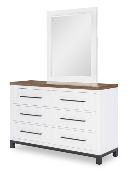 Dutton - Mirror - Natural White