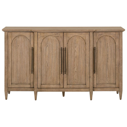 Pavilion - 4 Door Accent Cabinet - Natural