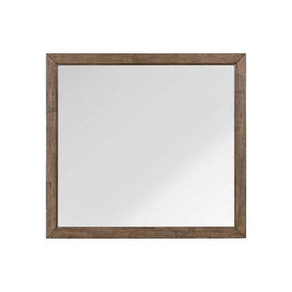 Shaker Lakes - Landscape Mirror - Harvest Brown