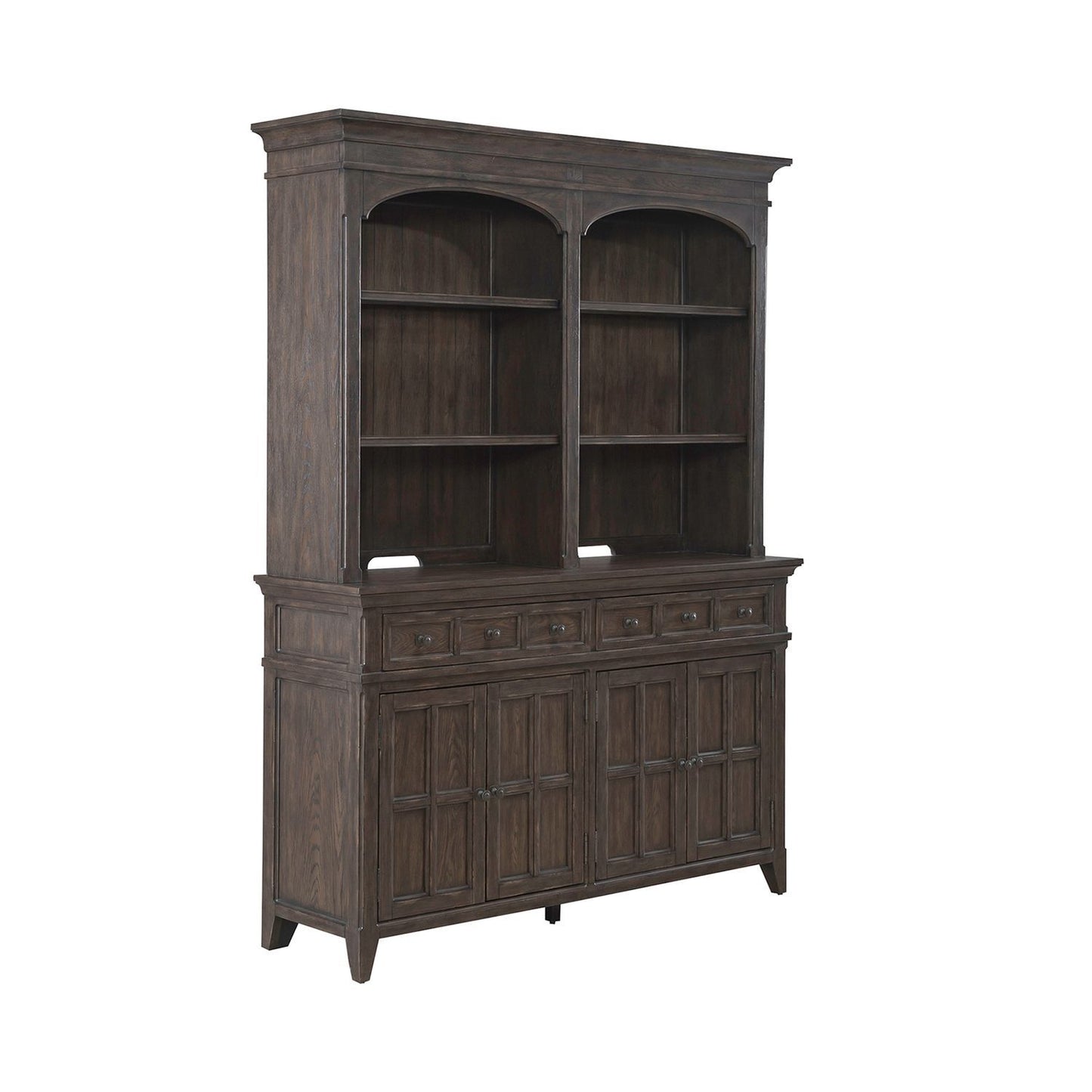 Paradise Valley - Hutch & Buffet - Saddle Brown