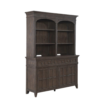 Paradise Valley - Hutch & Buffet - Saddle Brown