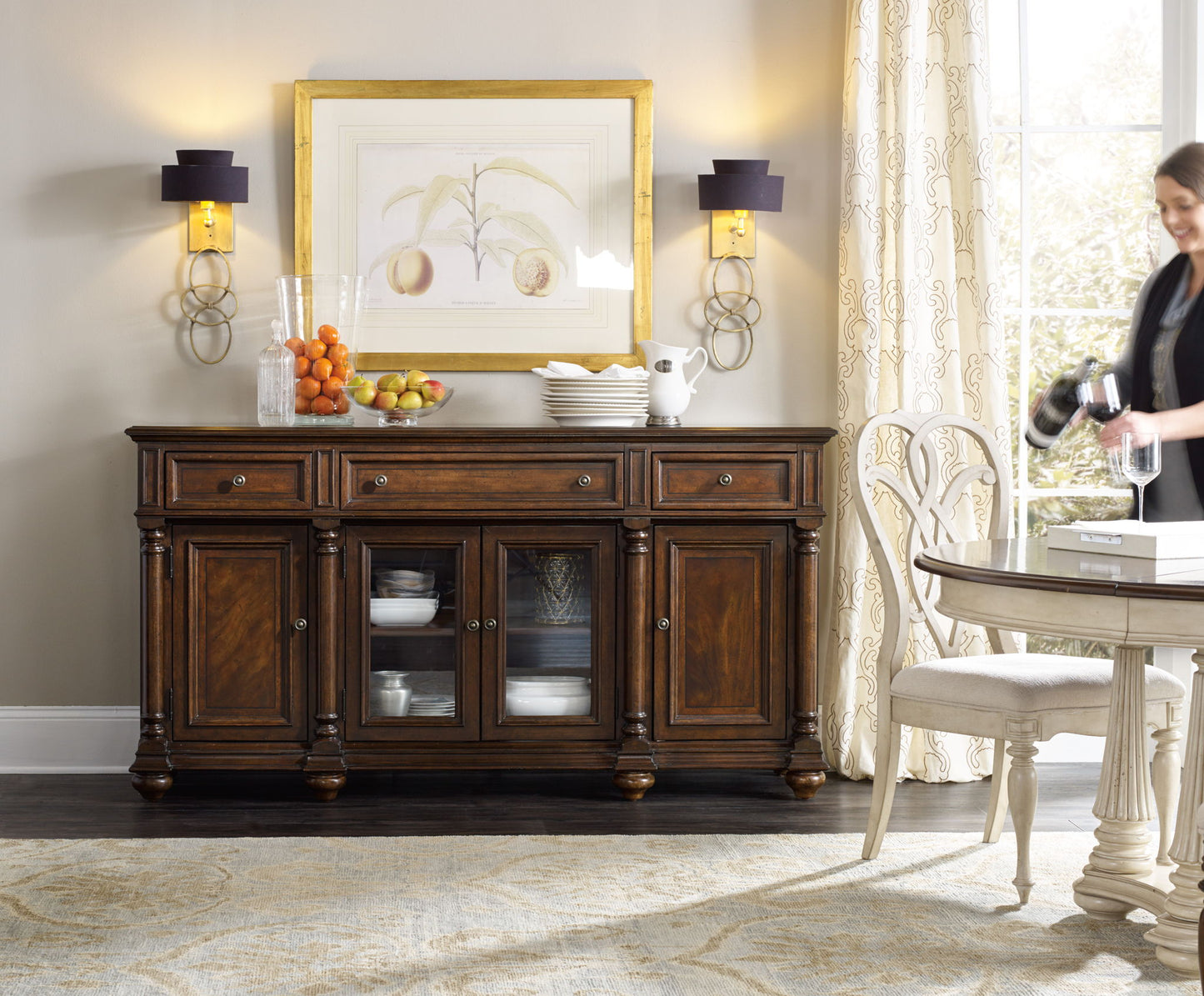 Leesburg - Buffet - Dark Brown