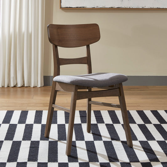 Space Savers - Panel Back Side Chair - Walnut