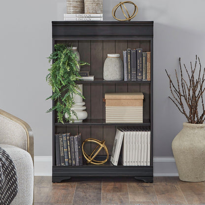 Meritage - 48" Bookcase - Aged Charcoal