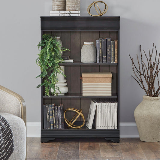Meritage - 48" Bookcase - Aged Charcoal