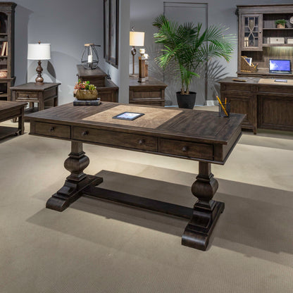Paradise Valley - Writing Desk - Saddle Brown