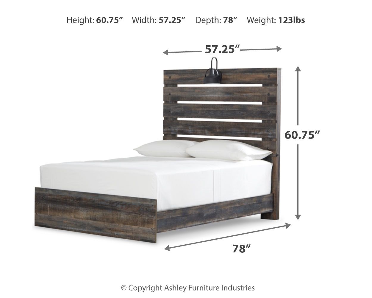 Drystan - Panel Bed