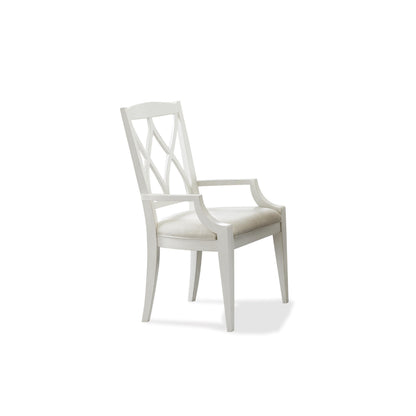 Myra - Back Upholstered Arm Chair (Set of 2) - Paperwhite
