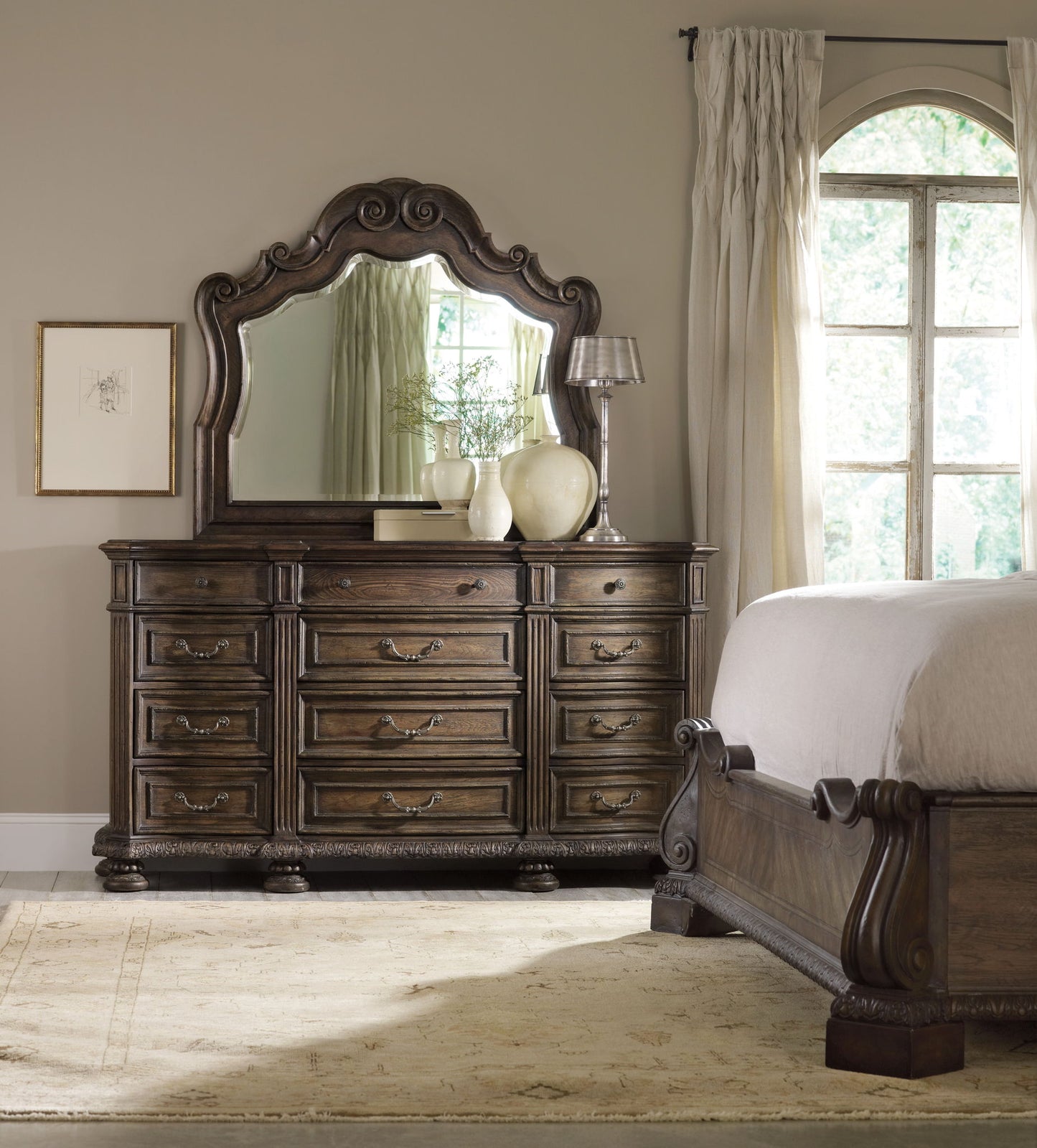 Rhapsody - 12-Drawer Dresser - Dark Brown