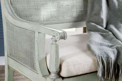 Charleston - Bench - Light Blue / Beige