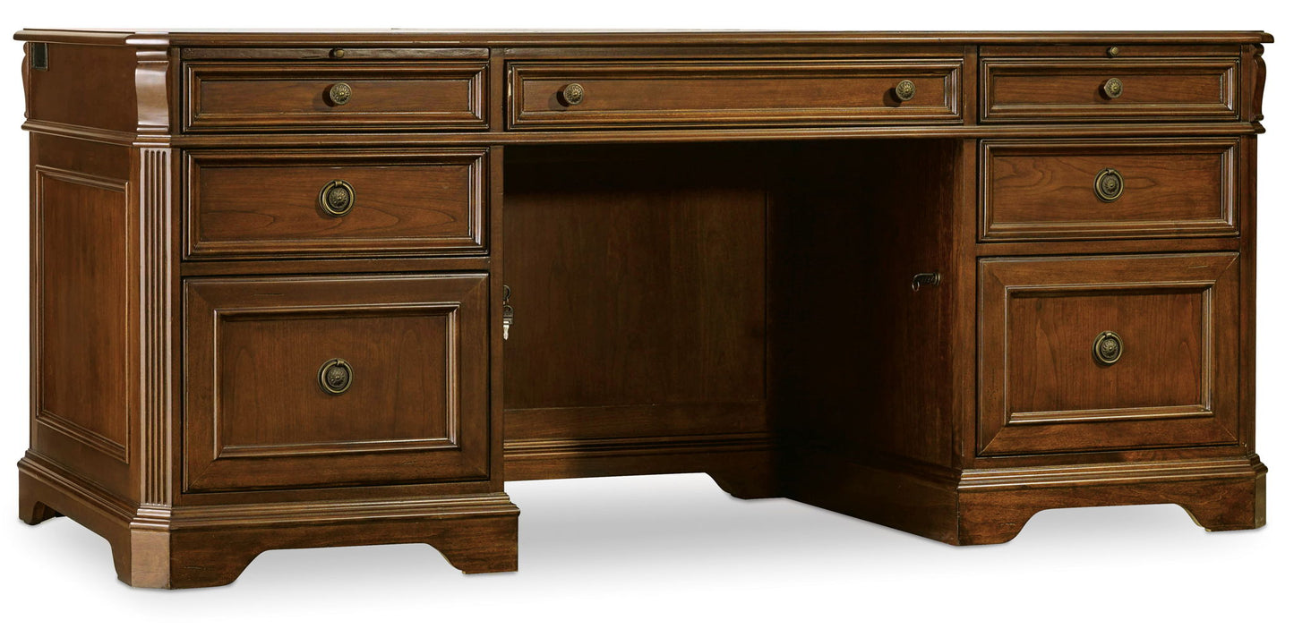 Brookhaven - Executive Desk - Dark Brown