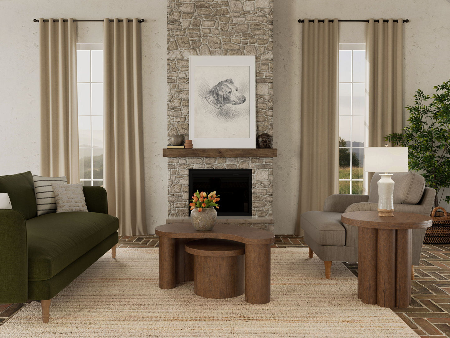 Santa Cruz - End Table - Whiskey Oak