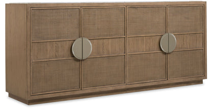 Sonnet - Dining Credenza - Dark Gray / Light Brown