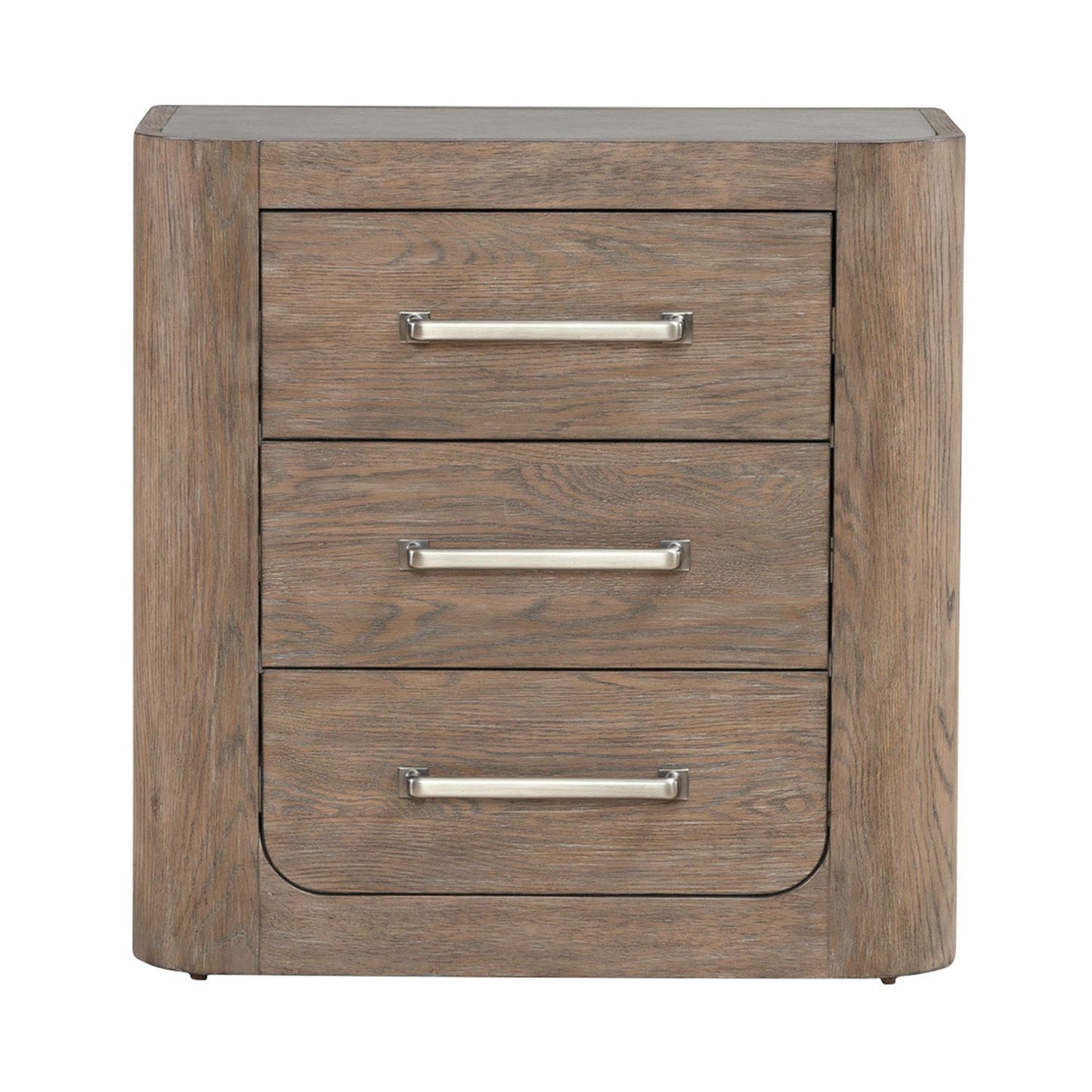South Bend - Nightstand With Charging Station - Burnished Clay