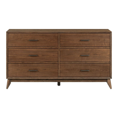 Century Modern - 6 Drawer Dresser - Walnut