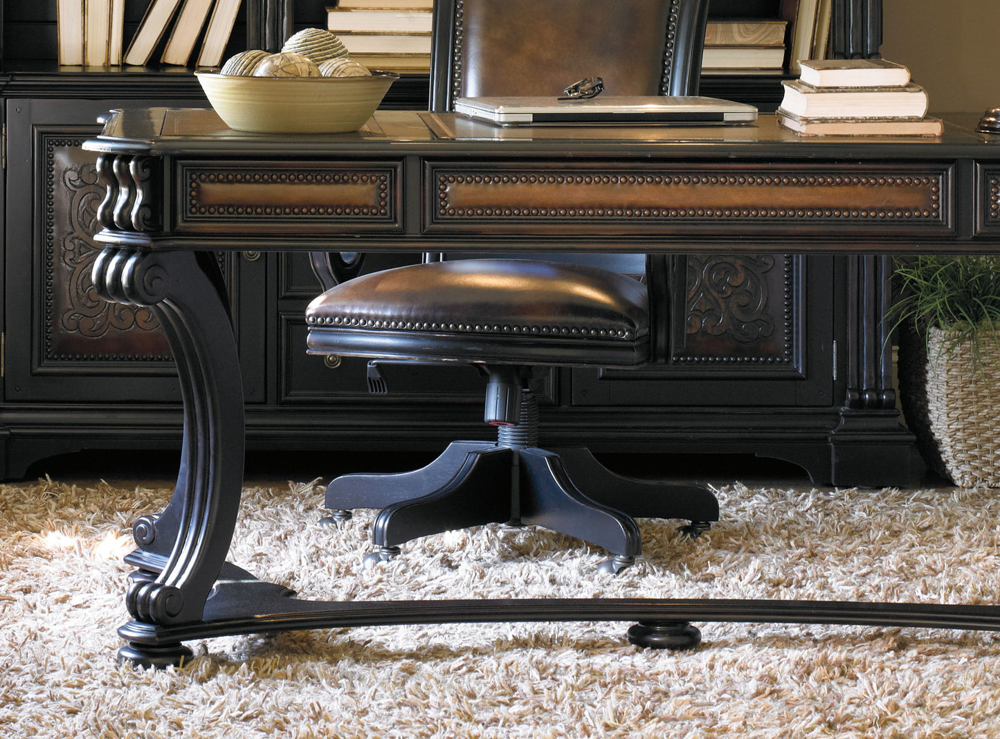 Telluride - 66" Writing Desk - Black