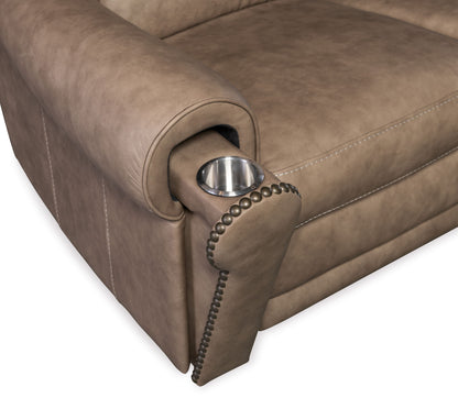 MS - Duncan Power Sofa With Power Headrest & Lumbar