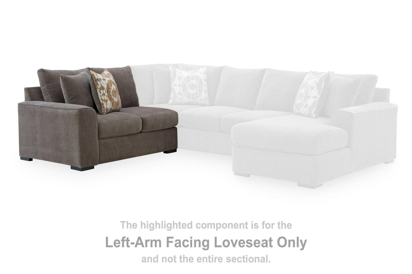 Larson Levee - LAF Loveseat - Espresso