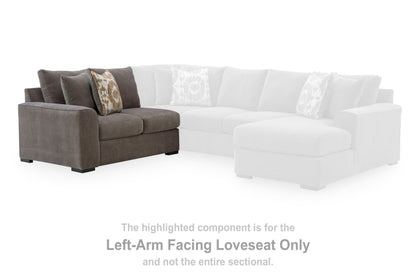 Larson Levee - LAF Loveseat - Espresso