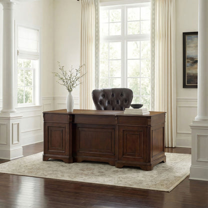 Brookhaven - Executive Desk - Dark Brown