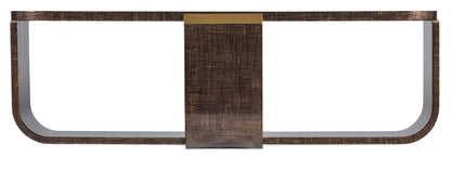 Melange - Edmun Rectangle Cocktail Table - Dark Brown