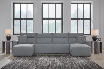 Modmax II - Reclining Sectional - Salt And Pepper