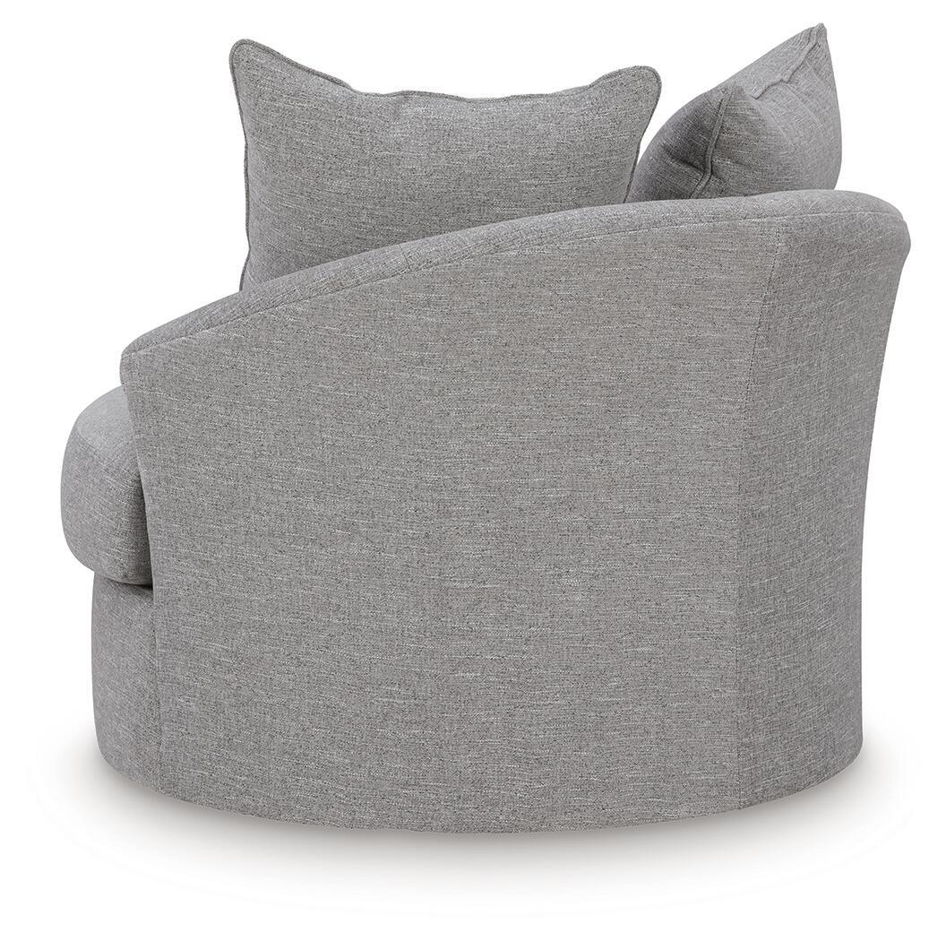 UrbanCrest - Swivel Accent Chair - Pewter