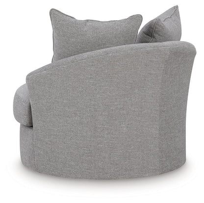 UrbanCrest - Swivel Accent Chair - Pewter