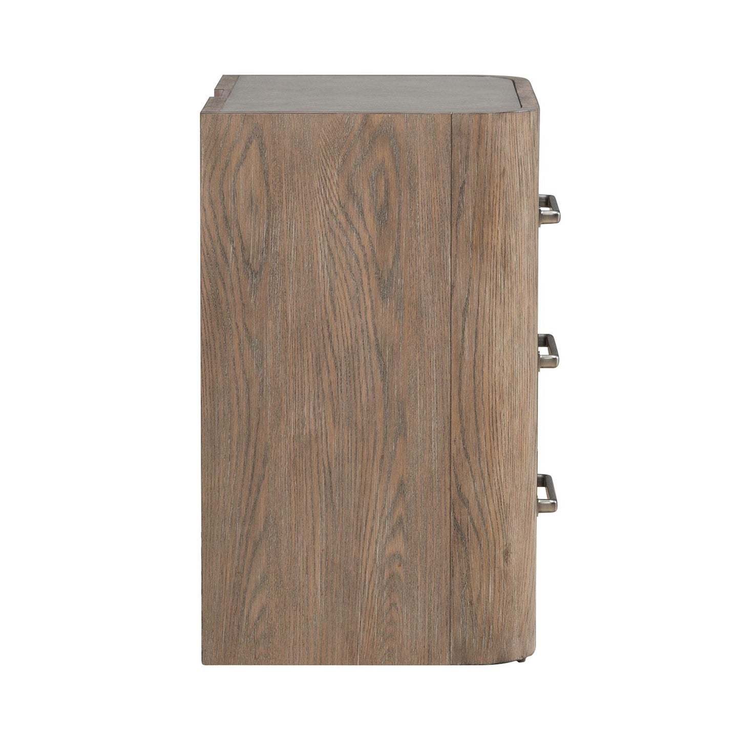 South Bend - Nightstand With Charging Station - Burnished Clay
