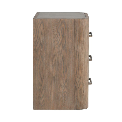 South Bend - Nightstand With Charging Station - Burnished Clay