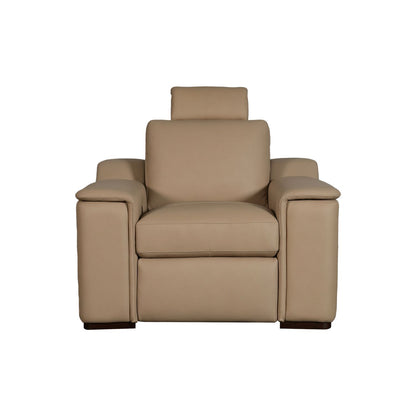 Armon - Loveseat With Power Footrest & ZG - Oslo Fawn