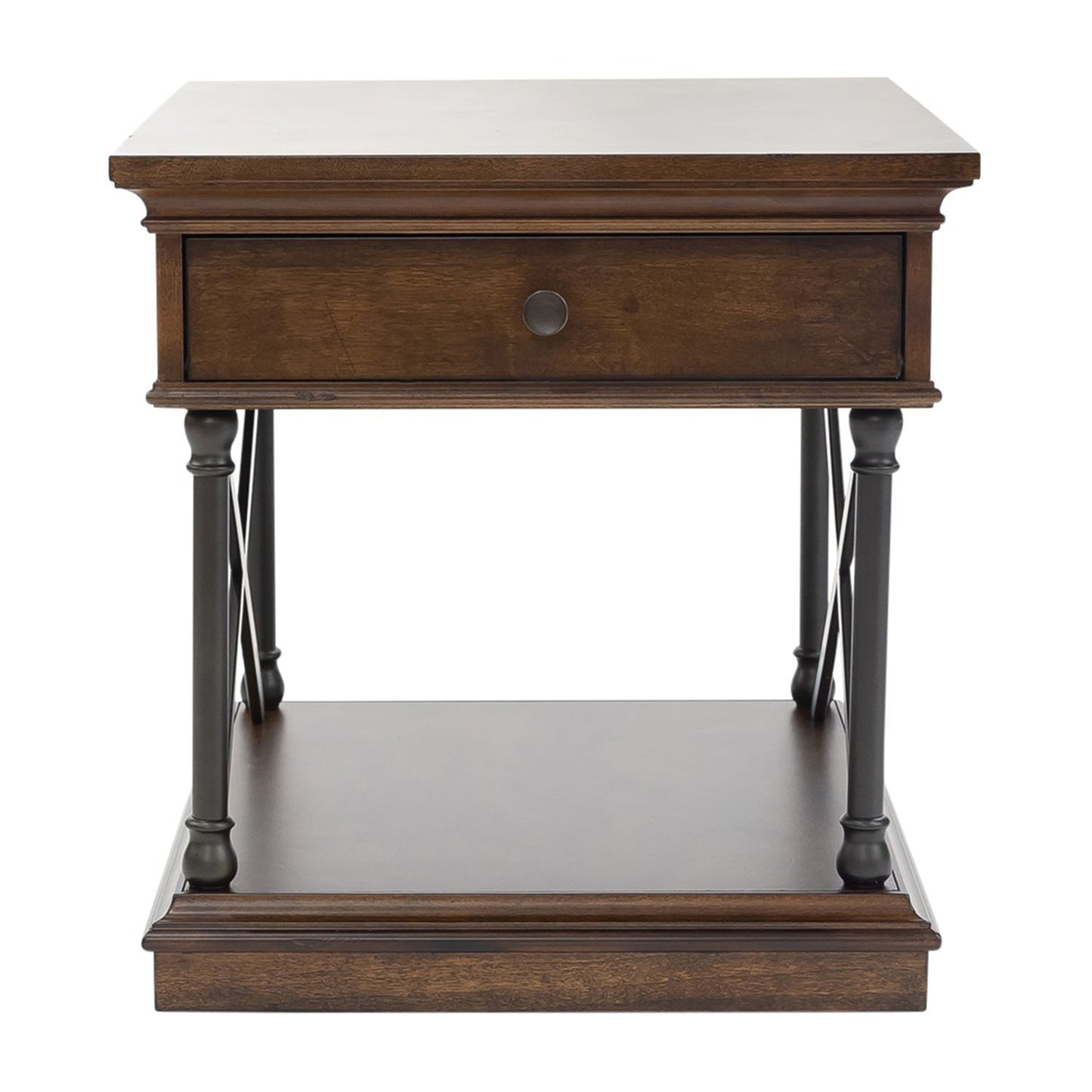 Tribeca - Drawer End Table - Cordovian Brown