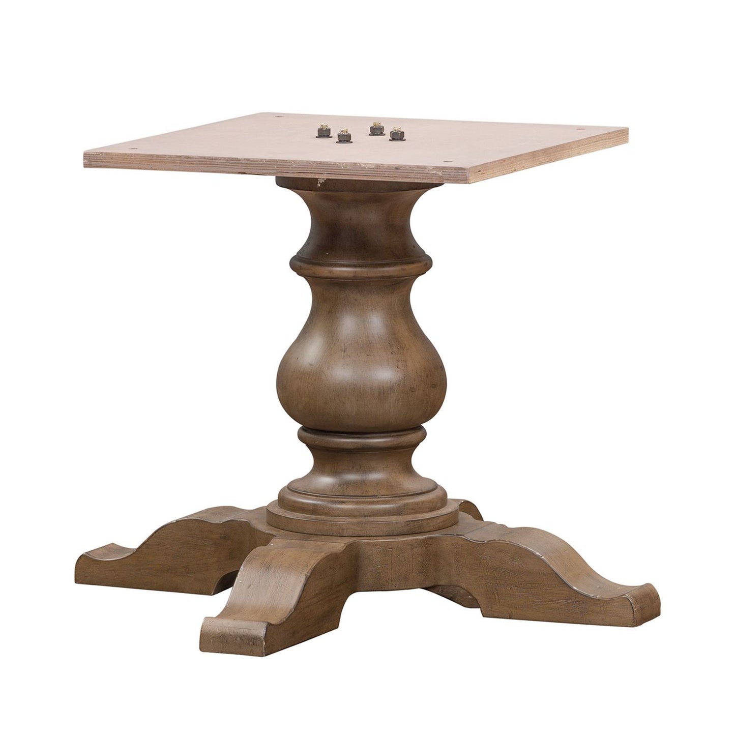 Americana Farmhouse - 5 Piece Pedestal Table Set - Dusty Taupe