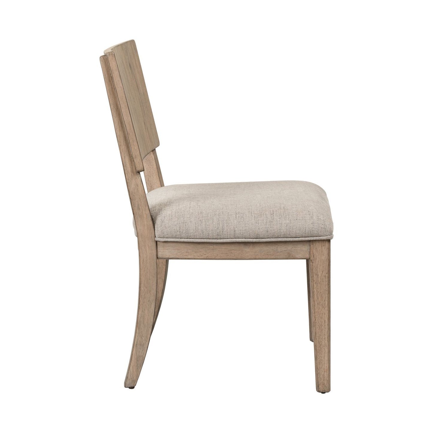 Proximity Place - Panel Back Side Chair - Barley Buff