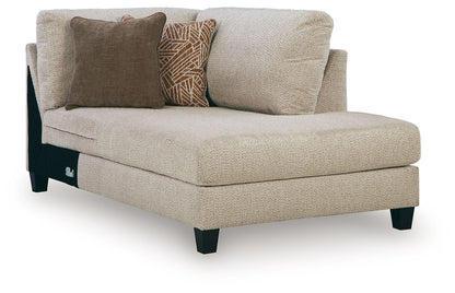 Steelwater Retreat - RAF Corner Chaise - Latte