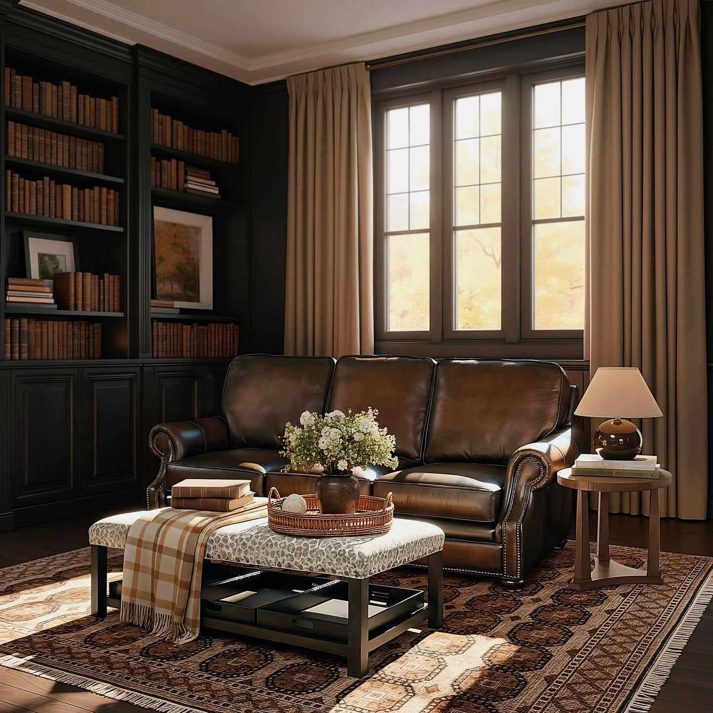 SS - Montgomery Sofa - Dark Brown