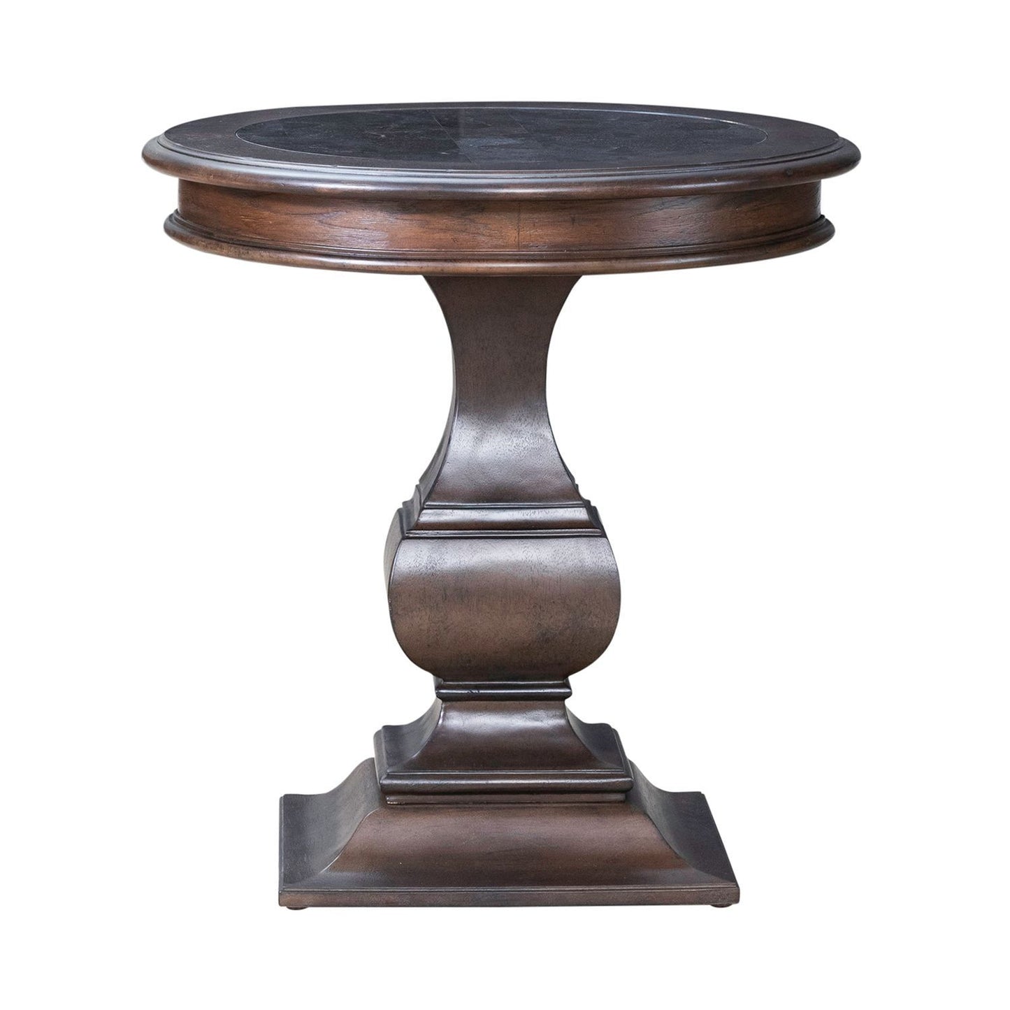 Provence Park - Round End Table - Chateau Brown