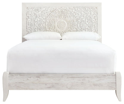 Paxberry - Queen Panel Headboard - Whitewash