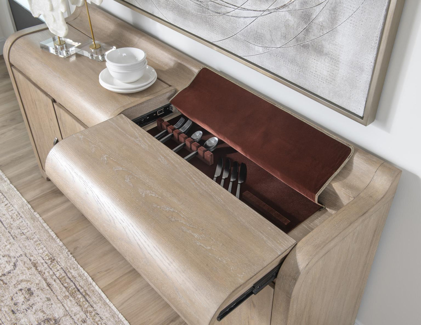 Flow - Credenza - Sandstone