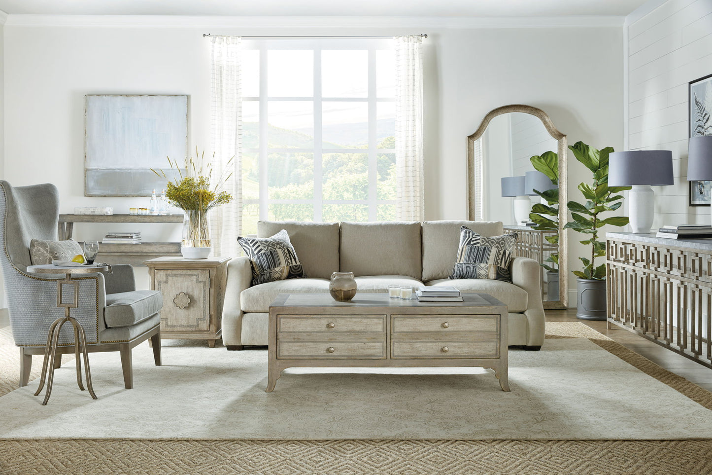 Alfresco - Lapilli Console Table - Light Brown