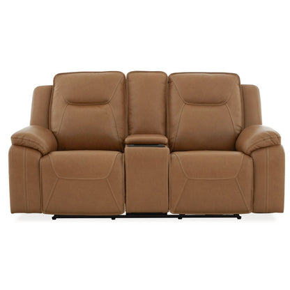 Callihan - Loveseat With Console P3 & ZW - York Butternut