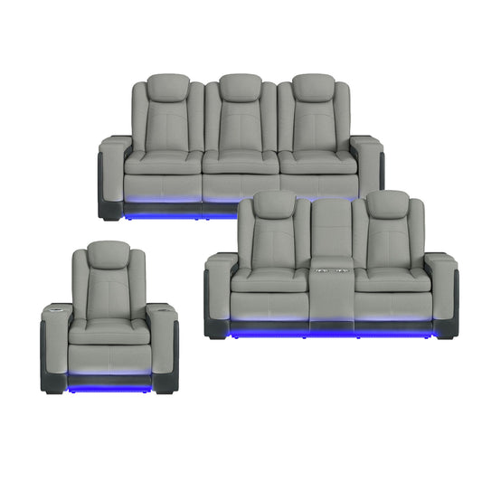 Lantana - Living Room Set - Charcoal