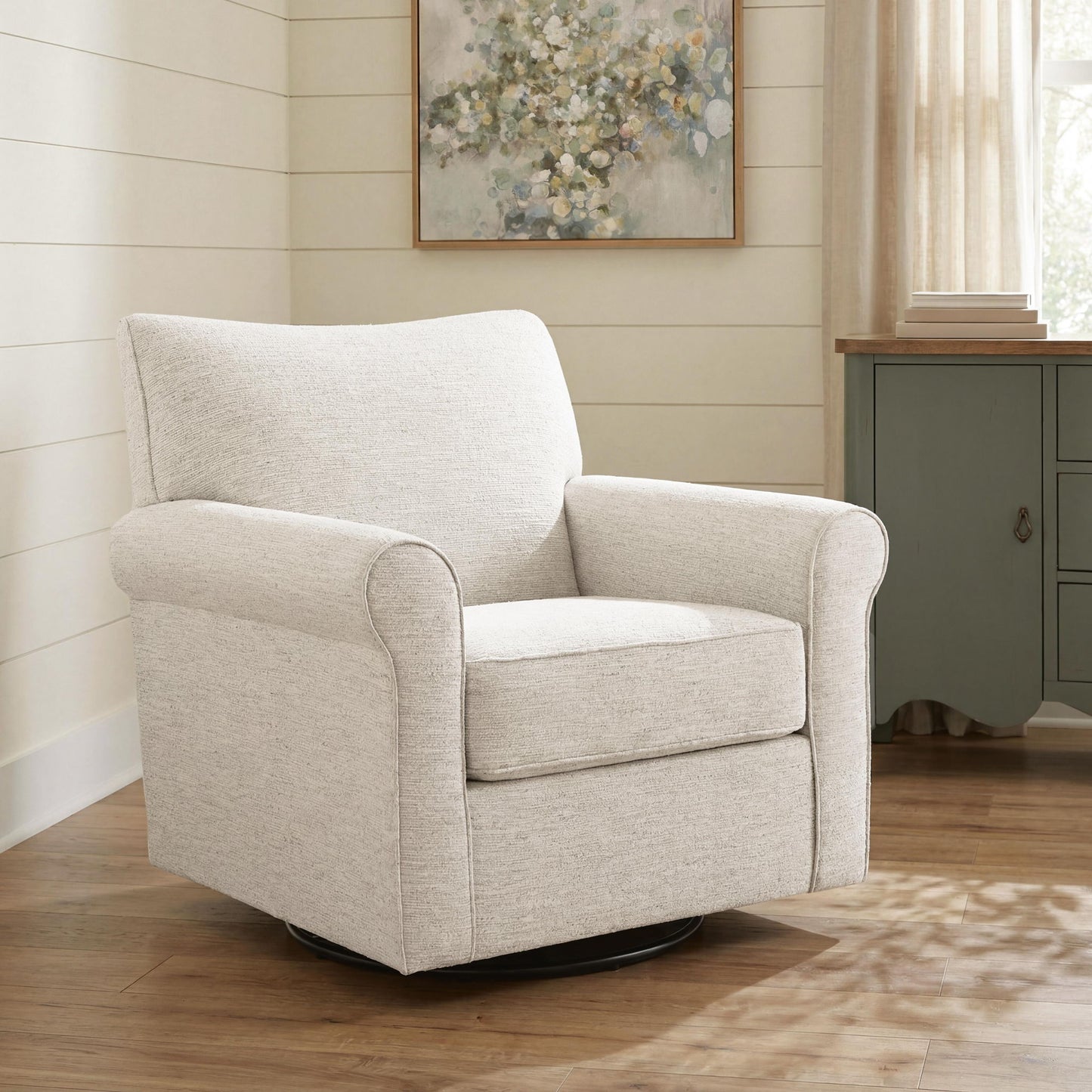 Renley - Swivel Glider Accent Chair