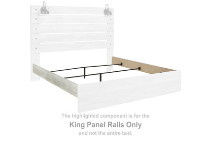 Cambeck - King Panel Rails - Whitewash