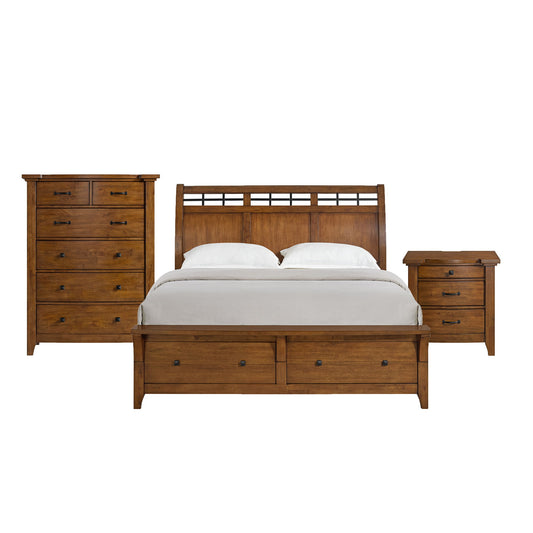 Gage - Sleigh Storage Bedroom Set