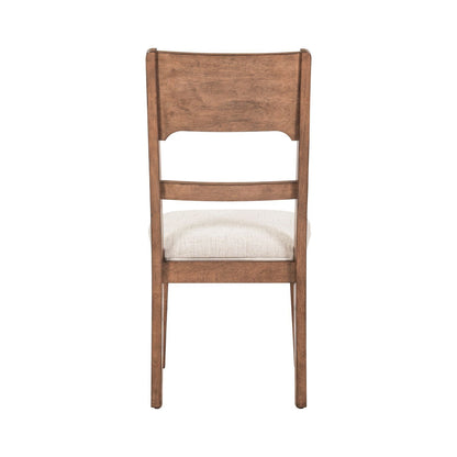Harmony - Panel Back Side Chair - Brownstone