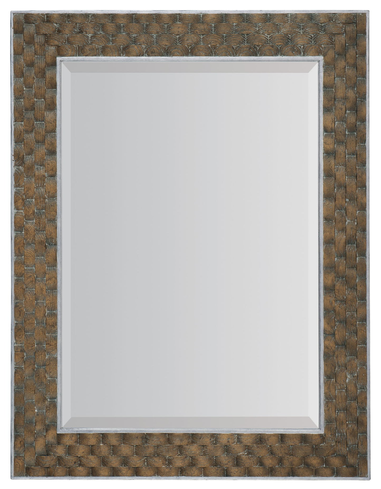 Sundance - Portrait Mirror - Light Brown / Dark Brown
