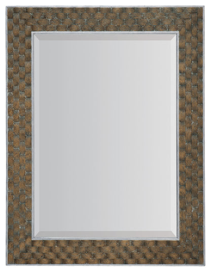 Sundance - Portrait Mirror - Light Brown / Dark Brown