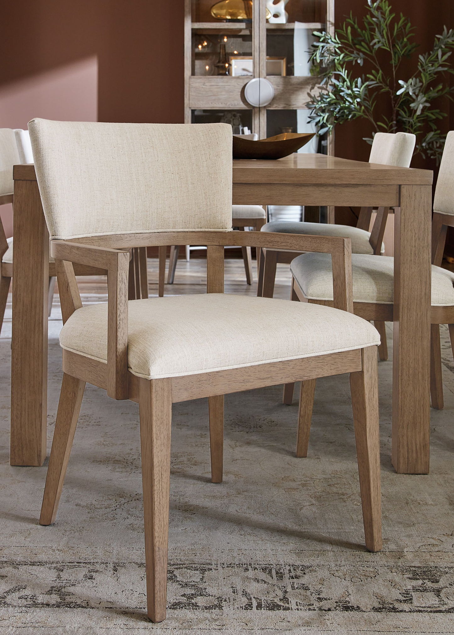 Sonnet - Upholstered Dining Chair (Set of 2) - Beige / Light Brown
